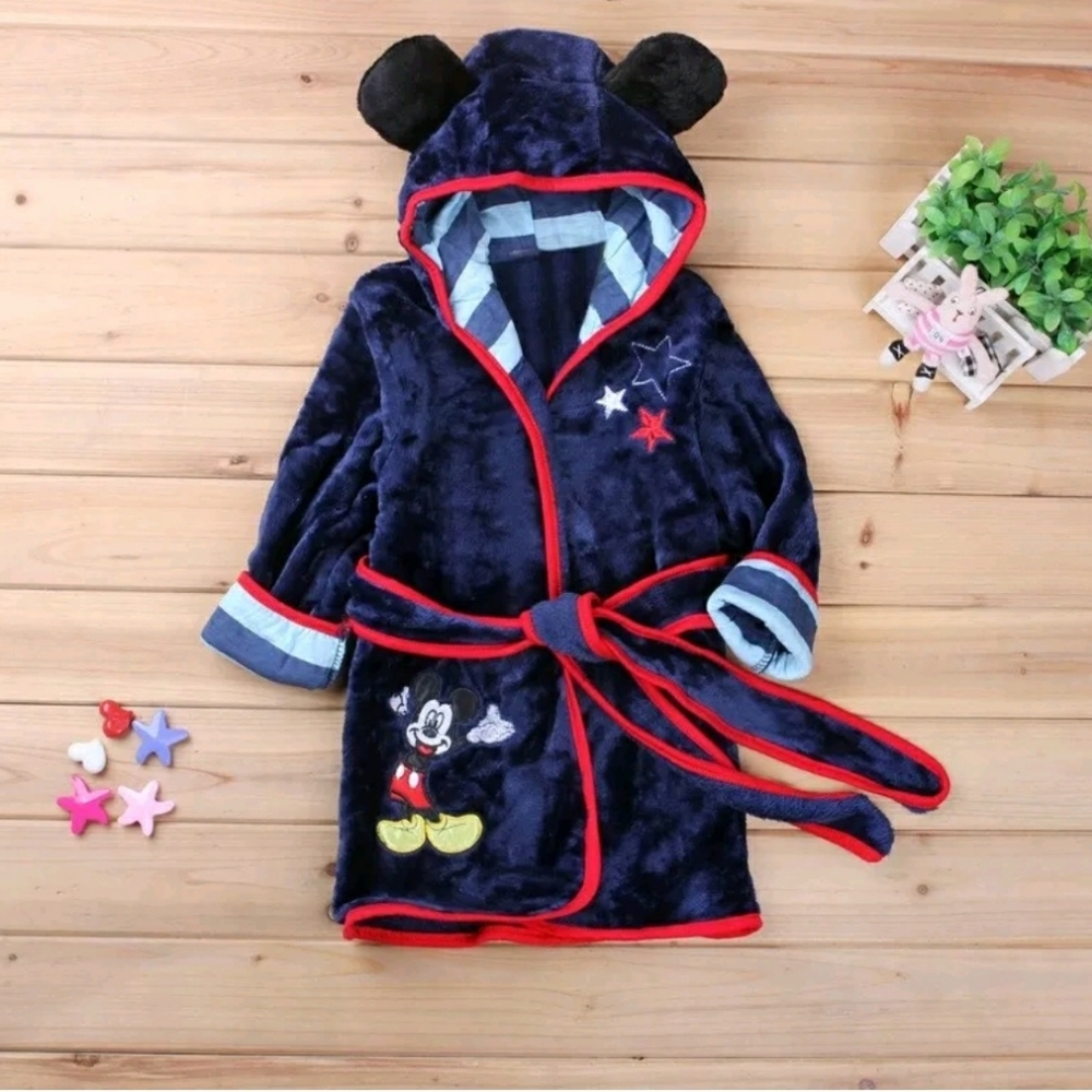 Mikey Mouse Kids Bathrobe